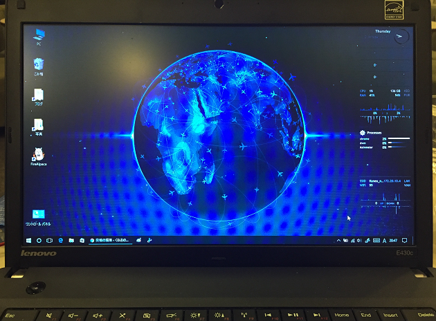 2017年くねおのThinkPad Edge 430cのデスクトップ画面