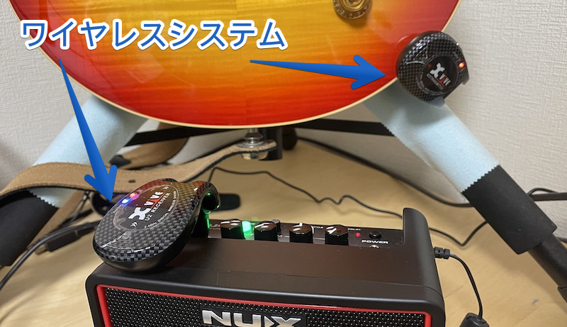ギターワイヤレスシステム Xviveの写真